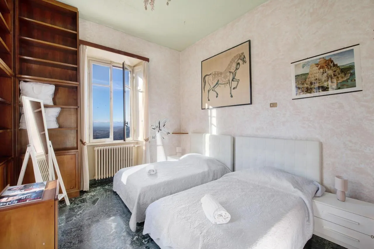 App Mughetto In Villa Marchello Brunate Apartament
